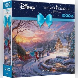 Disney x Thomas Kinkade “Cinderella Winter Magic” 1000 Piece Puzzle (NWT) 🧩